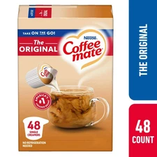 Nestlé coffee Mate Original Liquid coffee creamer singles,9 fl oz, 48 Pack...