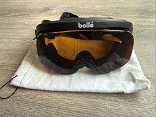 Bolle' Goggles Snowmobile, Ski, Snowboard Amber Glass X500/ Bag/ Made In France