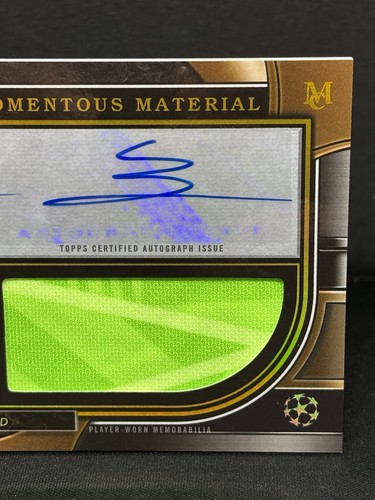 2021-22 Museum Collection Momentous Material Maxence Lacroix Autograph Worn /50 - Picture 5 of 13