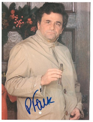 Peter Falk Signed Autograph 8x10 Photo - Lieutenant Columbo w/ JSA COA - Picture 1 of 4