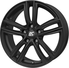 4x Alufelgen RC-DESIGN RC27 Schwarz Klar Matt (SKM) 8x18 ET34 LK5 120 18 Zoll Fe