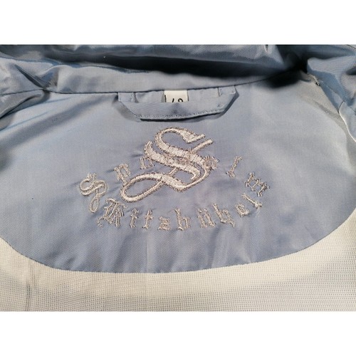 Sportalm Gilet Blue Size 14 Small Full Zip Vintage 90s Festivals Training Top - Picture 12 of 17