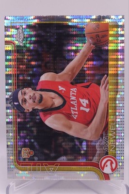 2025-26 TOPPS CHROME ASA NEWELL PULSAR REFRACTOR ROOKIE (RC) #273 SP HAWKS