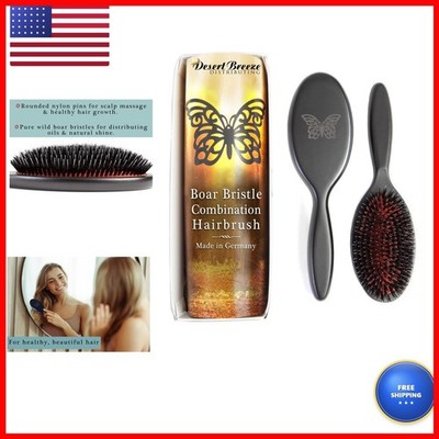 Desert Breeze Distributing Boar Bristle & Nylon Pin Hair Brush, Medium