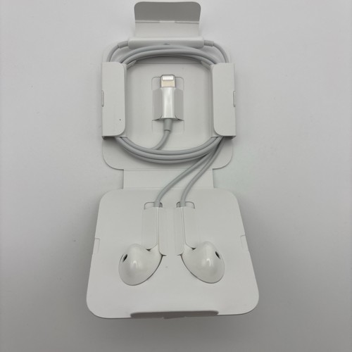 Apple Earpods OEM ✅ iPhone 14 13 12 11 Lightning Cable Earbud Headphones Wired - Photo 3 sur 7
