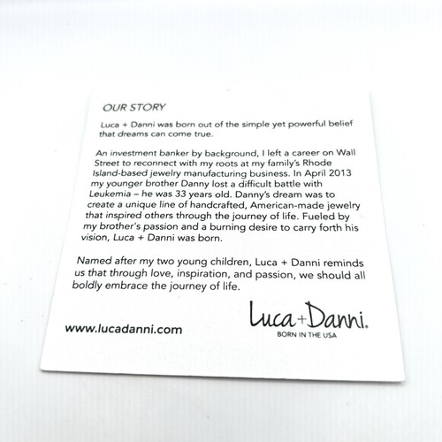 Luca + Danni Leukemia & Lymphoma Society Charm Bracelet Gold Tone, Size Small - Picture 4 of 4