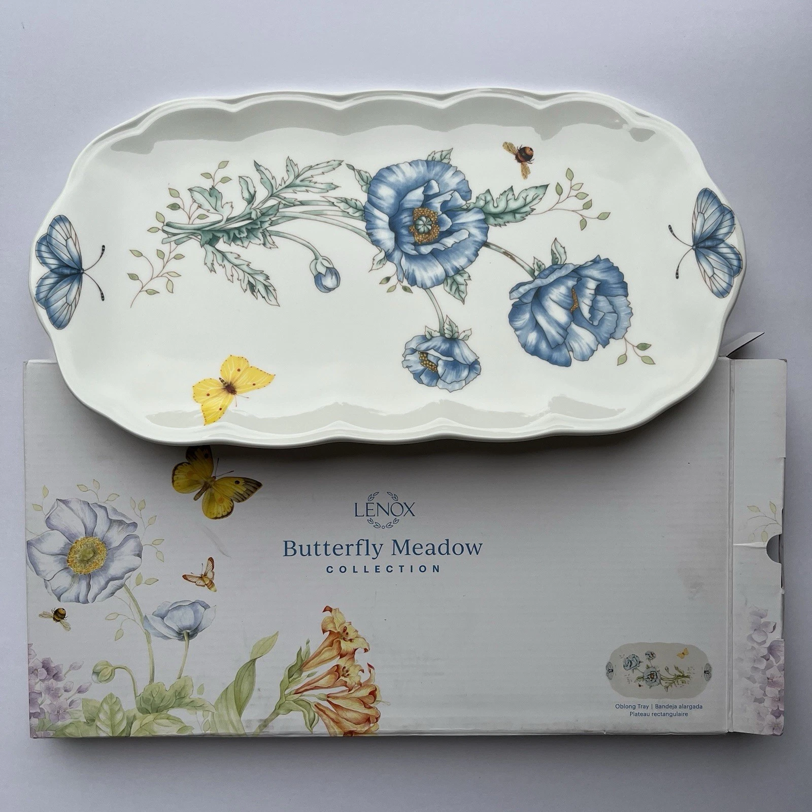 Lenox Butterfly Meadow Oblong Sandwich Tray