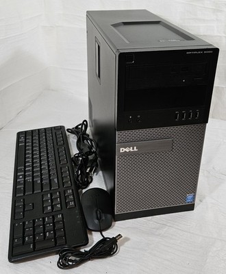 Dell Optiplex 9020 Desktop Core i5-4690 3.50GHz 8GB RAM 1TB HDD Key/Mouse Win10P