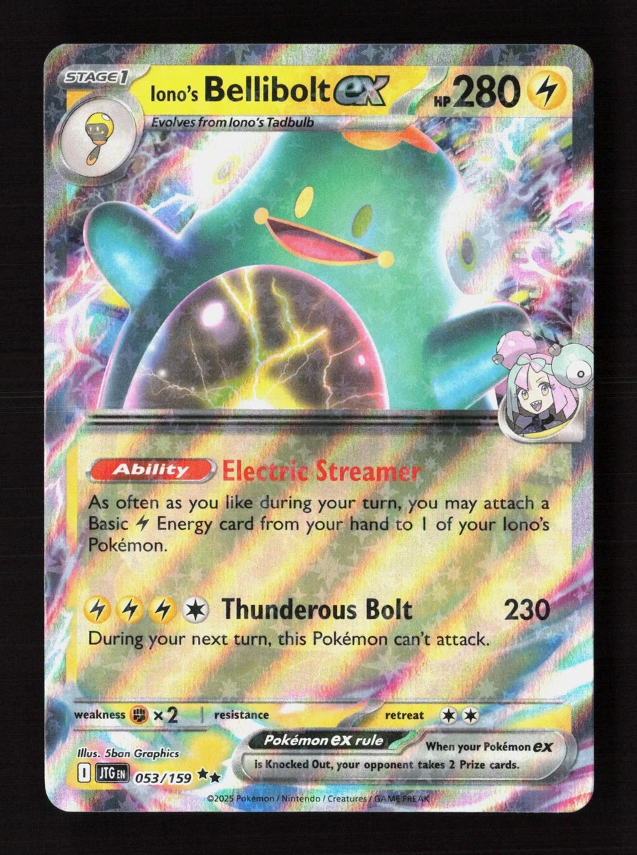 Iono's Bellibolt Ex Pokémon TCG Cards for sale | eBay