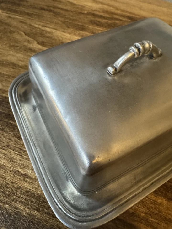 Plato de mantequilla Art Italics toscano de 1/4 libra cerámica italiana marinoni estaño Foto 4 de 4