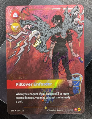 Vi - Piltover Enforcer 229*/219 Signature Unleashed Riftbound