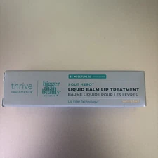 Thrive Causemetics Pout Hero ~ Liquid Balm Lip Treatment ~ Vanilla Swirl ~ 6.4ml