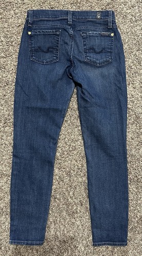 7 For All Mankind Cropped Gwenevere Jeans Größe 24 Damen - Bild 5 von 8