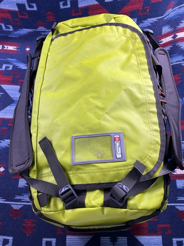 Bolso Mochila de Lona The North Face Base Camp 24x14x13 Impermeable Verde Lima Talla L - Imagen 10 de 16