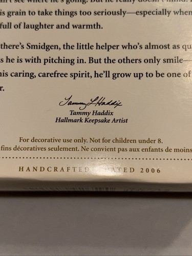 Hallmark Keepsake Dollop The Merry Bakers 2006 adorno de Navidad - Imagen 6 de 11