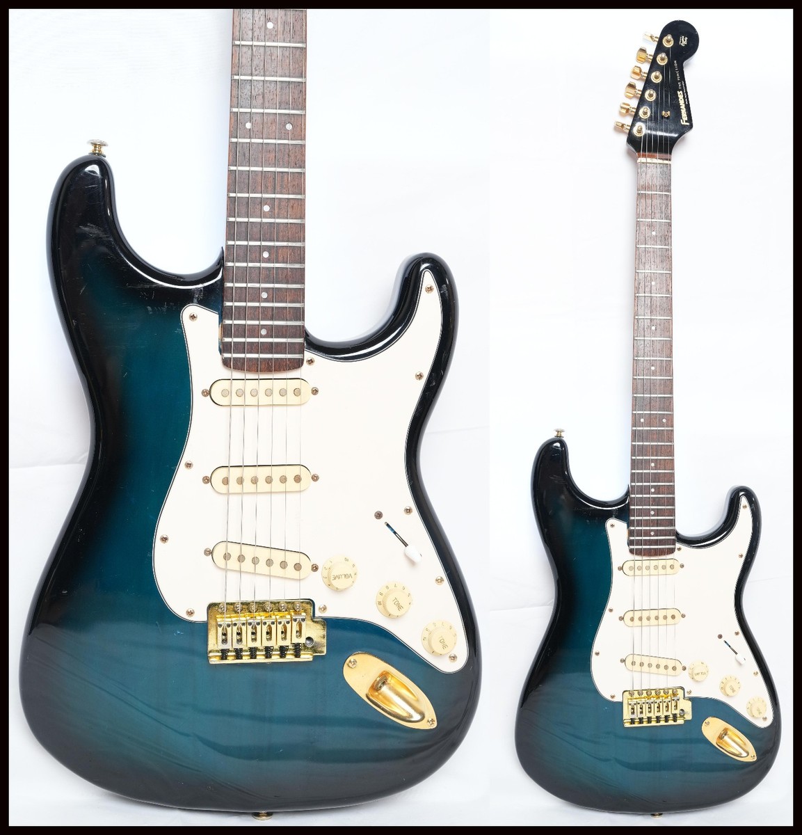 FERNANDES FST BBS 80s THE FUNCTION Stratocaster in Blue Sunburst
