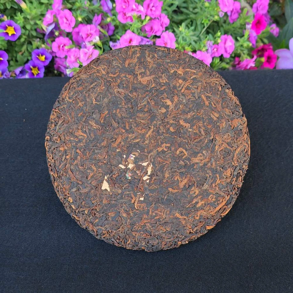 357 g de té Pu'er Jingmai Yunnan árbol antiguo pastel de té maduro árbol viejo Pu Er pastel té Foto 4 de 4