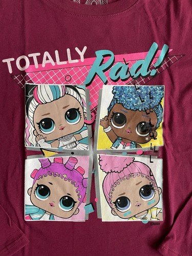 NWT LOL Surprise Totally Rad Girls Long Sleeve Red - Size Large - FREE SHIPPING - Picture 2 of 9