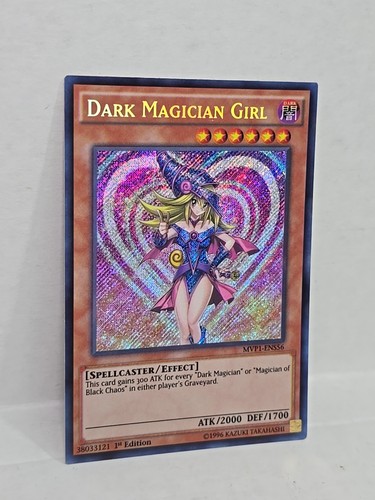 Yu-Gi-Oh! TCG Dark Magician Girl MVP1-ENS56 Secret Rare 1st Edition NM - Picture 2 of 14