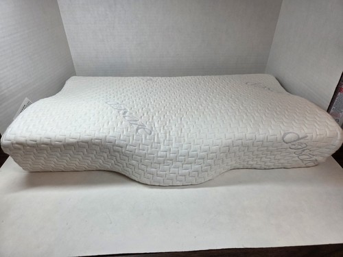 Dosaze Contoured Orthopedic Memory Foam Pillow Standard 23"x15"x4.5” Neck Pain - Picture 7 of 8