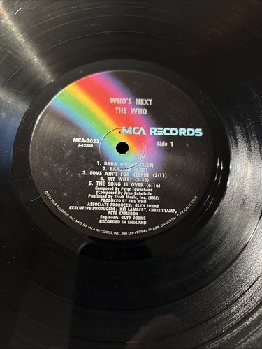 The Who – Who’s Next – 1973 MCA Vinyl – Baba O’Riley / Inner / Ultra Cleaned - Foto 3 di 4