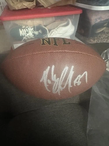 Rob Gronkowski Signed Football With COA