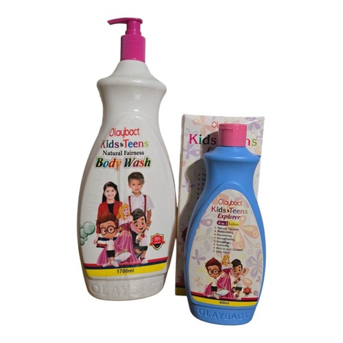 Olaybact Kids & Teens Explorer 8 In 1 Face Body Lotion 400ml And  Wash 1700ml - Picture 1 of 5