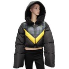 $500 Fenty Puma By Rihanna Womens Quilted Bomber Jacket Coat Puma Black Small