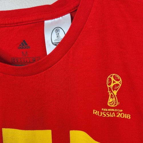 T-shirt manica corta Adidas uomo Coppa del Mondo FIFA Russia 2018 squadra nazionale Spagna M - Foto 3 di 9