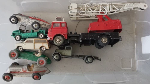 ORIGINAL VINTAGE DIECAST DINKY TOYS JOB LOT CARS & TRUCKS