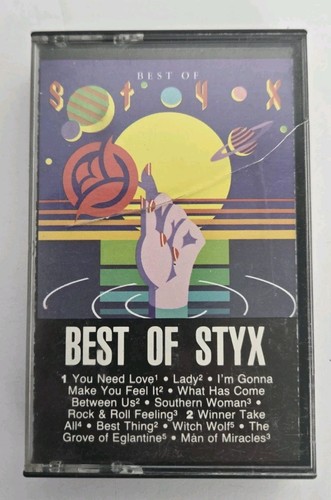 Styx Best Of Styx 1980 Cassette Tape