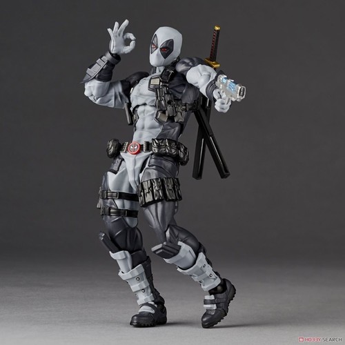 Amazing Yamaguchi Deadpool X-force Ver.2.5 Marvel BNIB Kaiyodo Revoltech - Picture 3 of 12