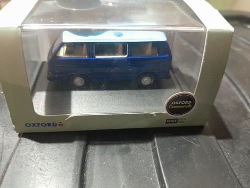 Oxford 76T25002 Cornet Blue Guinea Blue VW T25 Bus, 1/76 Mint.
