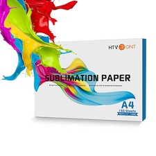 150 Sheets 8.5x11 A4 Sublimation Paper Heat Transfer Paper for Inkjet Printer