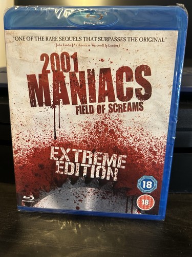2001 Maniacs: Field Of Screams Blu Ray UK Release NEU & VERSIEGELT