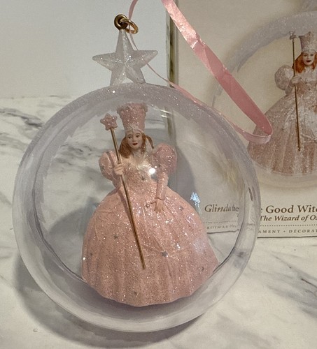 Glinda die gute Hexe kommt Zauberer von Oz Weihnachtsschmuck Punze Andenken - Bild 2 von 14