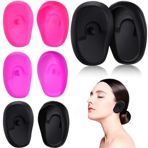 4 pares de fundas impermeables protectores de silicona para bebés para estilistas