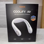 TORRAS COOLiFY Air Neck Air Conditioner 5000mAh - Golden White Brand New