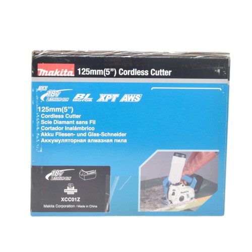 Makita XCC01Z 18V LXT Lithium-Ion Brushless Cordless 5" Wet/Dry Masonry Saw - Picture 8 of 9