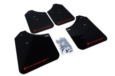 Rally Armor UR Black Mud Flaps w/ Red Logo for 02-07 WRX/STI MF1-UR-BLK/RD