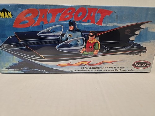 POLAR LIGHTS Batplane & Batboat Model Kits Skill 2 NEW IN PACKAGE READ - 第 4/14 張圖片