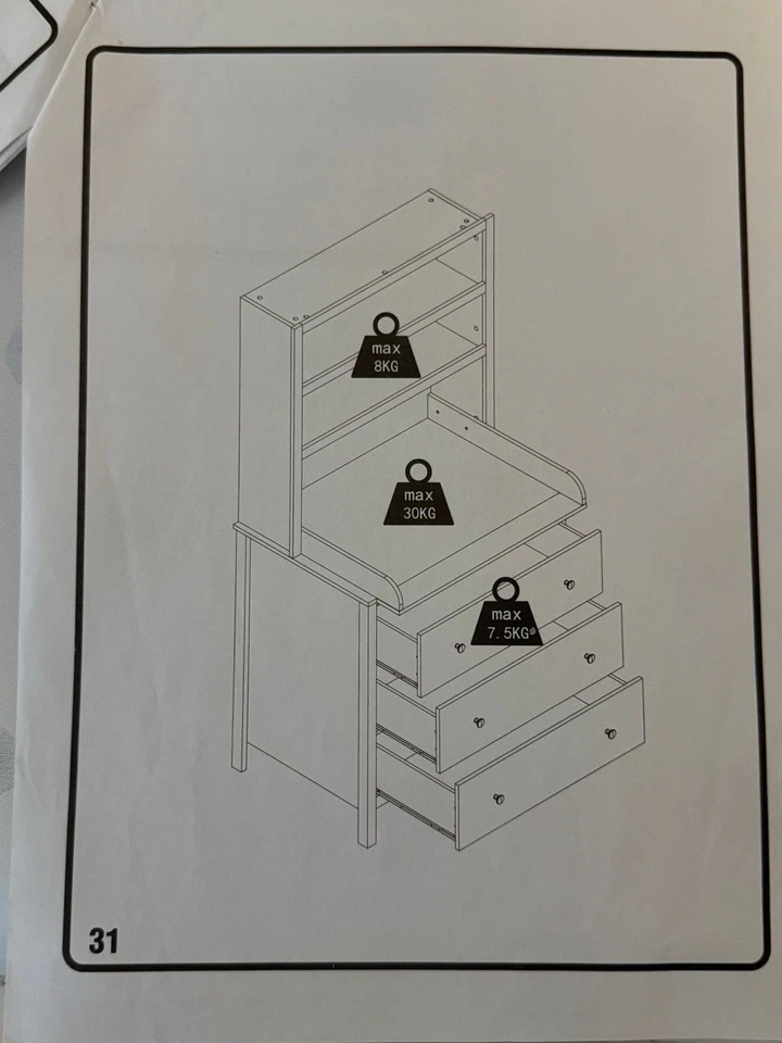 🌿 Schöner Wickeltisch aus Holz – kaum benutzt, top Zustand! - Bild 4 von 4