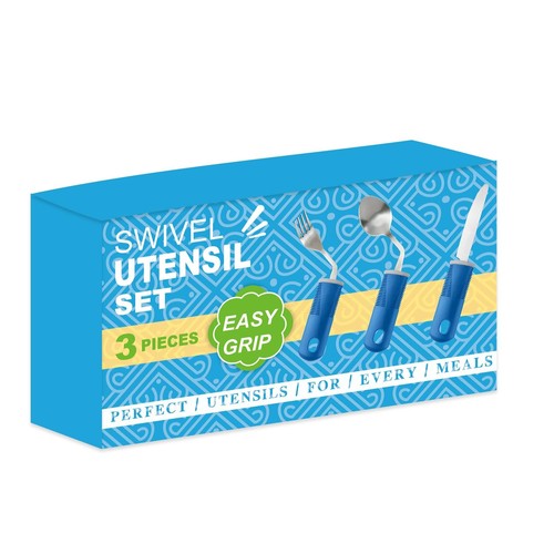 Adaptive Utensils (3-Piece) - Bendable Adaptive Utensils Weighted Stainless S... - Picture 8 of 8