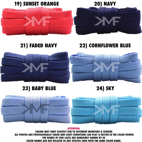 Cordones de repuesto Premium KMF marca AF1 para hombre para cordones Air Force One - Imagen 6 de 8