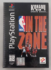 NBA: In the Zone - Longbox (Sony PlayStation 1, PS1 1996) Complete - Reg. Card