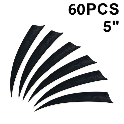 120PCS 5-inch Arrow Feathers Archery Shield Natural Turkey Feather Bow Arrow DIY - Picture 14 of 16