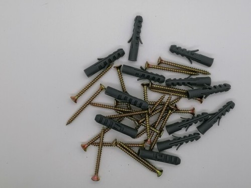 100 uds tacos de clavo tacos avellanados con tornillo avellanado (PZ3) montaje pasante 100 mm - Imagen 2 de 3