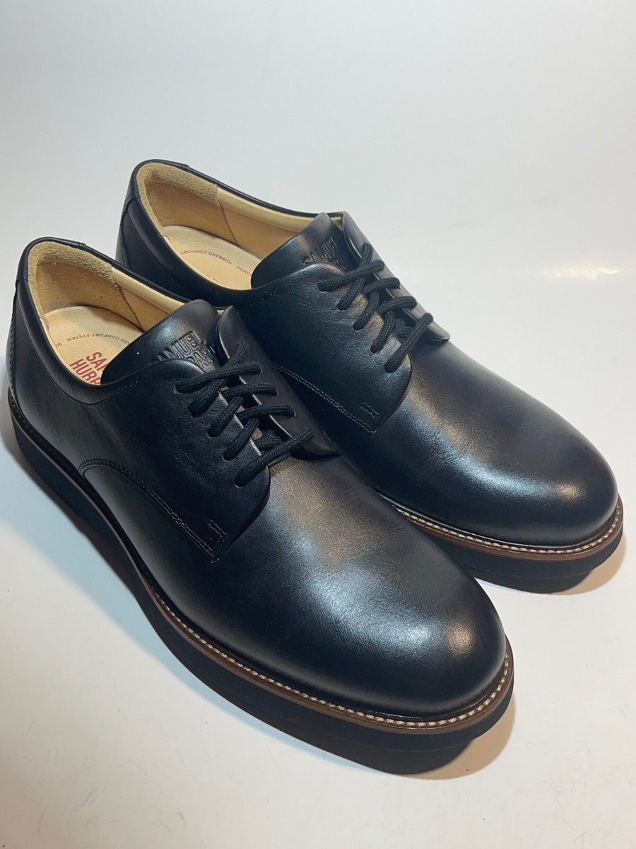 Samuel Hubbard Black Leather Comfort Dress Shoes w/ Vibram Soles, Memory Foam Samuel Hubbard Men main image 2