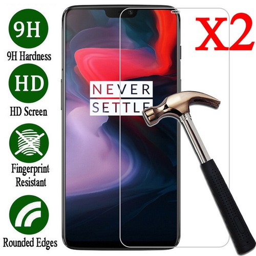 For One Plus 6 1+ 5T 9H+ Premium Tempered Real Glass Screen Protecter Film Cover - Picture 11 of 12