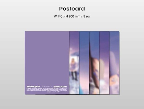 AESPA 1st Mini Album SAVAGE SYNK DIVE Ver. CD+Book+7p Card+F.Poster+Sticker+Gift - Picture 6 of 12
